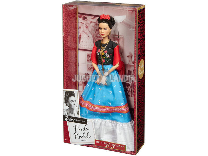Barbie Collectors Frida Kahlo Riproduzione Celebrativa da Collezionare Mattel FJH65