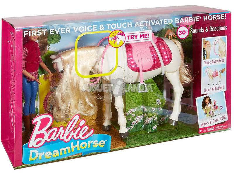 Barbie y Su Caballo Super Interactivo Mattel FRV36
