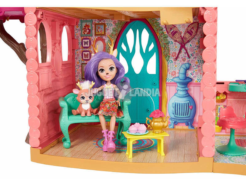Enchantimals Casa dei Cerbiatti a Tre Stanze Mattel FRH50