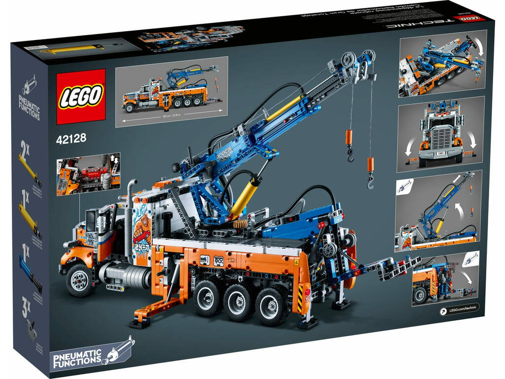 Lego Technic Camión Remolcador de Gran Tonelaje 42128