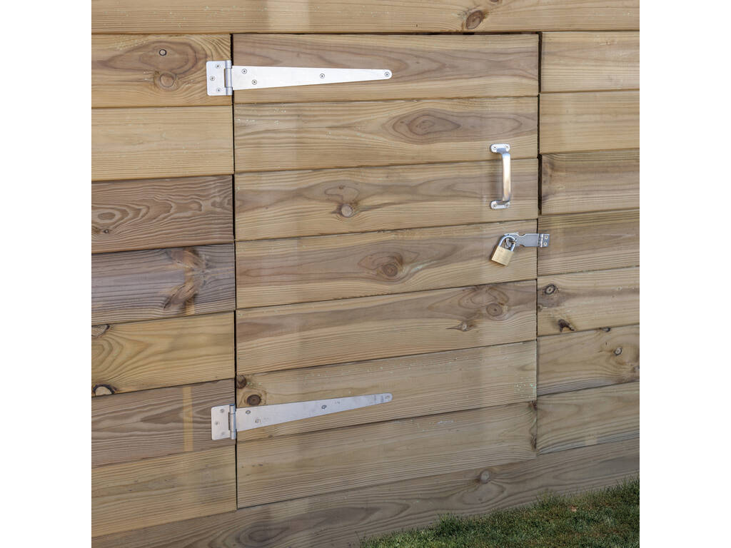 Safran 2 ovaler Holzpool mit den Maßen 620 x 395 x 136 cm. und Gre DECKSAFRAN2 Holzplattform