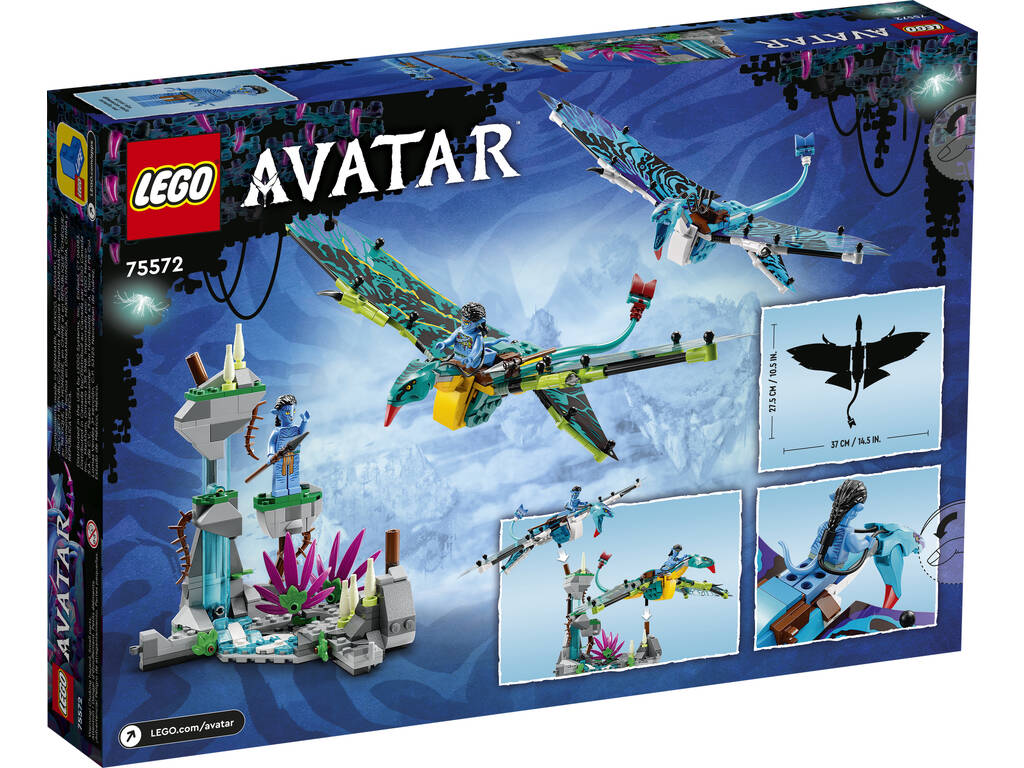 Jake und Neytiri Lego Avatar erstes Banshee Fliegen