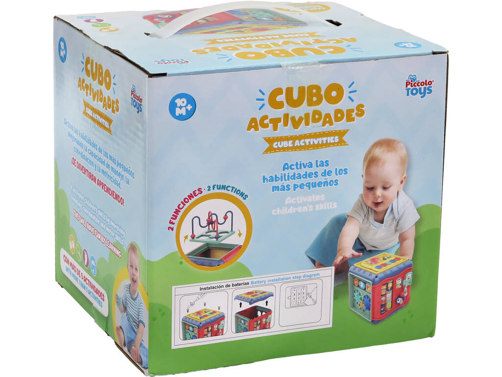 Cubo Infantil Multiactividades con Luces y Sonidos