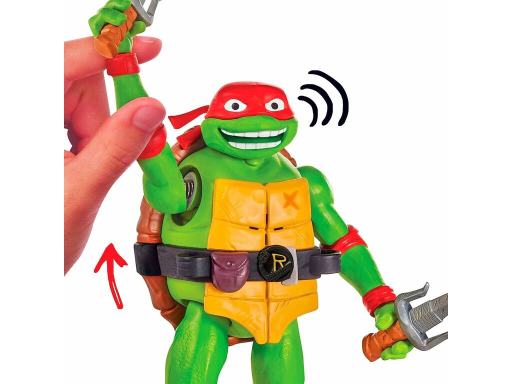 Tortugas Ninjas - Leonardo Ninja Shouts - 14 Cm Con Sonido