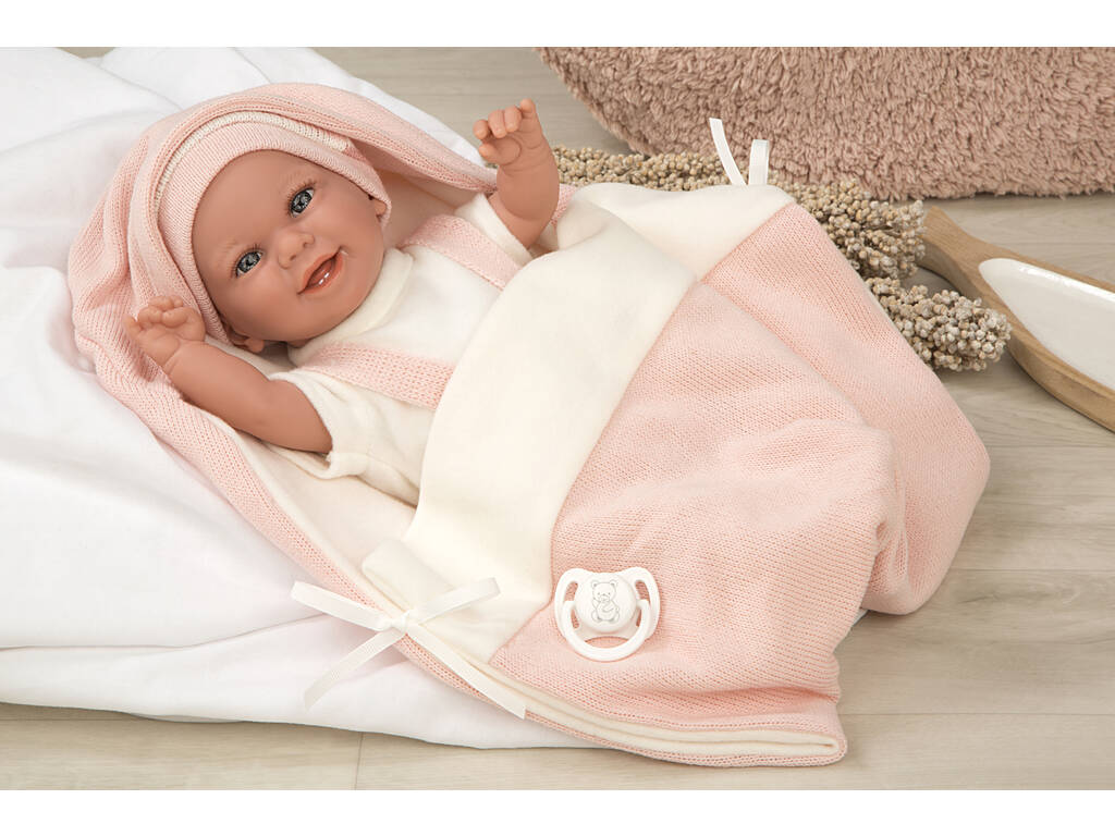 Elegance Babyto Pink Puppe 35 cm. Mit Deckenarien 60750