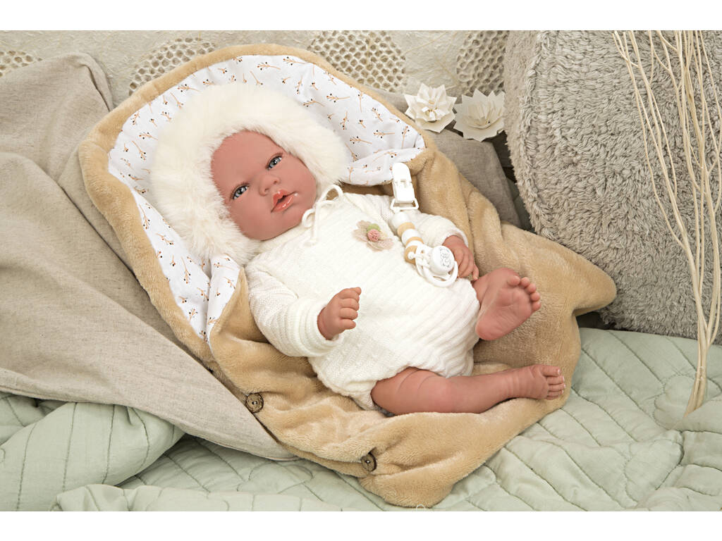 Wiedergeborene Puppe 40 cm. Alejandra Beige mit Nana Arias 98146