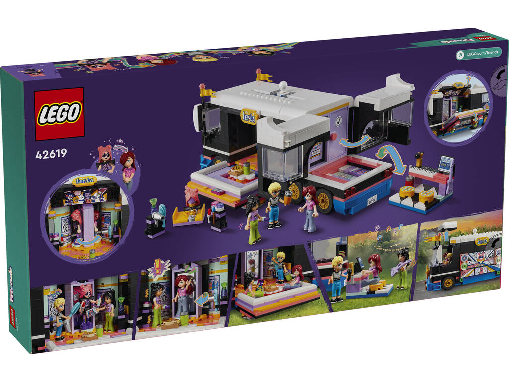 Lego Friends Autocarro de Grande Digressão Musical 42619