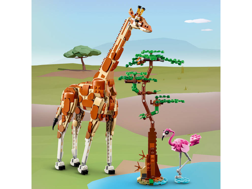 Lego Creator 3 en 1 Safari de Animales Salvajes 31150
