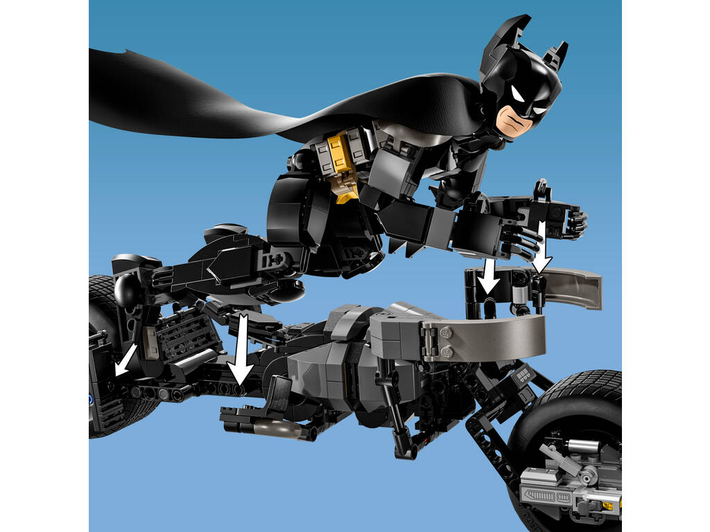 Lego Batman Baufigur Batman und Bat-Pod Motorrad 76273