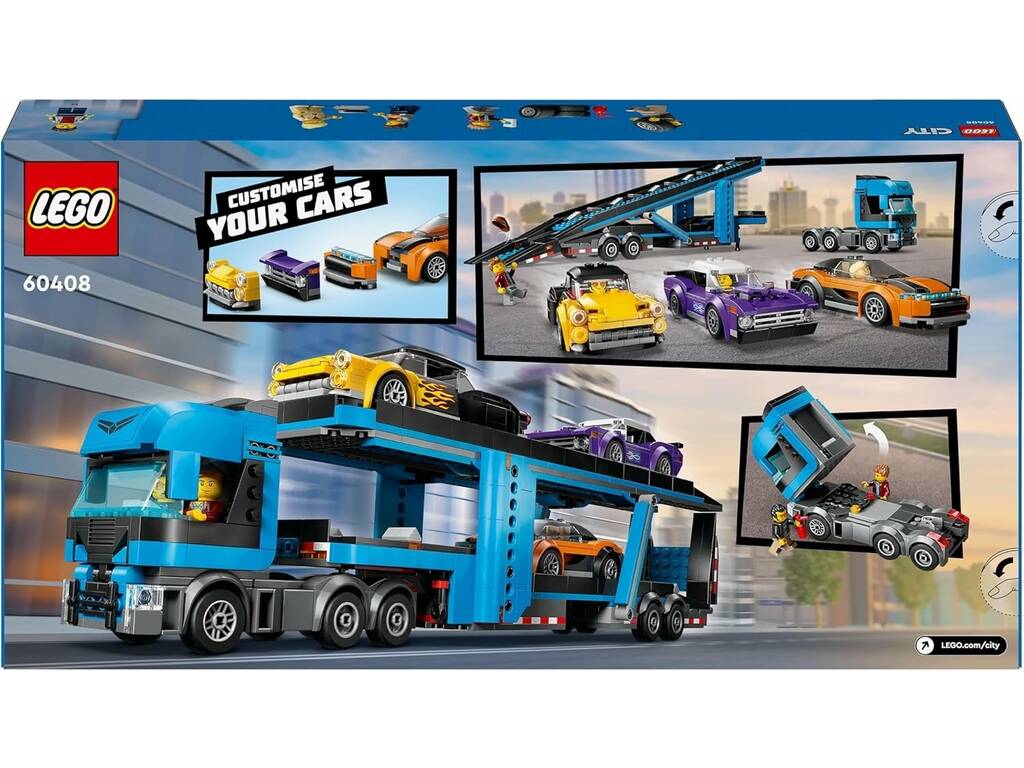 Lego City Camion da trasporto con auto sportive 60408