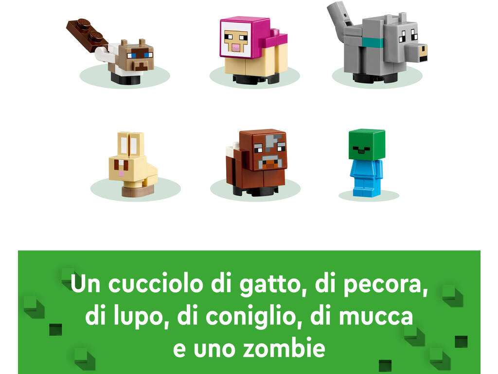 Lego Minecraft Il santuario degli animali 21253