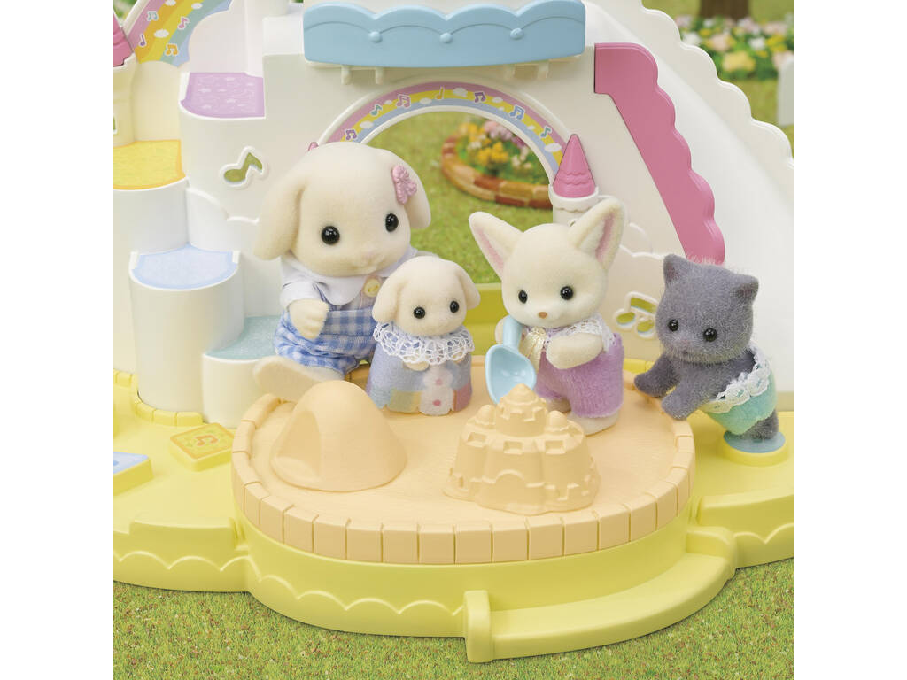 Sylvanian Families Scatola di sabbia e piscina Epoch Para Imaginar 5746