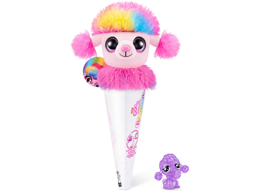 Coco Surprise Rainbow Collection! Cono con peluche e figura a sorpresa Zuru 9631SQ1