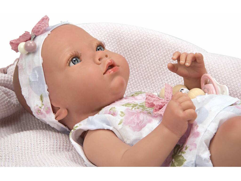 Reborn Baby Puppe 38 cm. Inna Rosa mit Decke Arias 98106