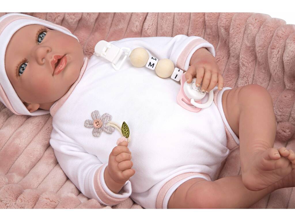 Lola Reborn Baby Puppe 40 cm. mit Tragetasche Arias 98110