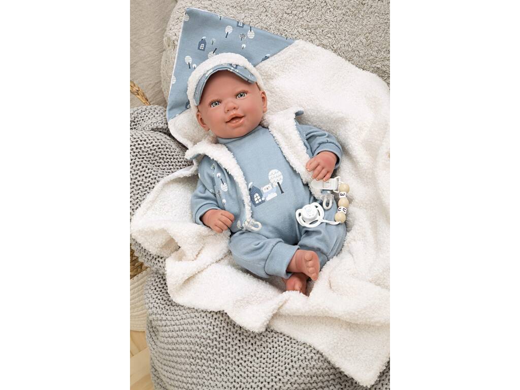 Reborn-Babypuppe Bruno 45 cm mit Decke von Arias 98150