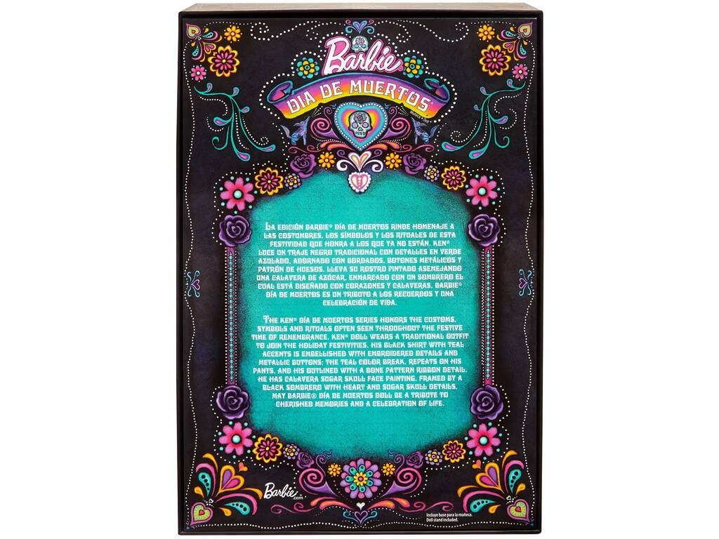 Barbie Signature Día de Muertos Muñeco Ken Edición 2024 Mattel HRM73