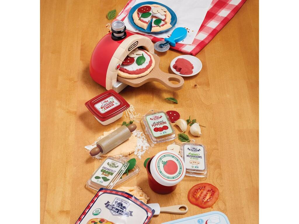 Creative Chefs Kit para Pizza Little Tikes com Acessórios