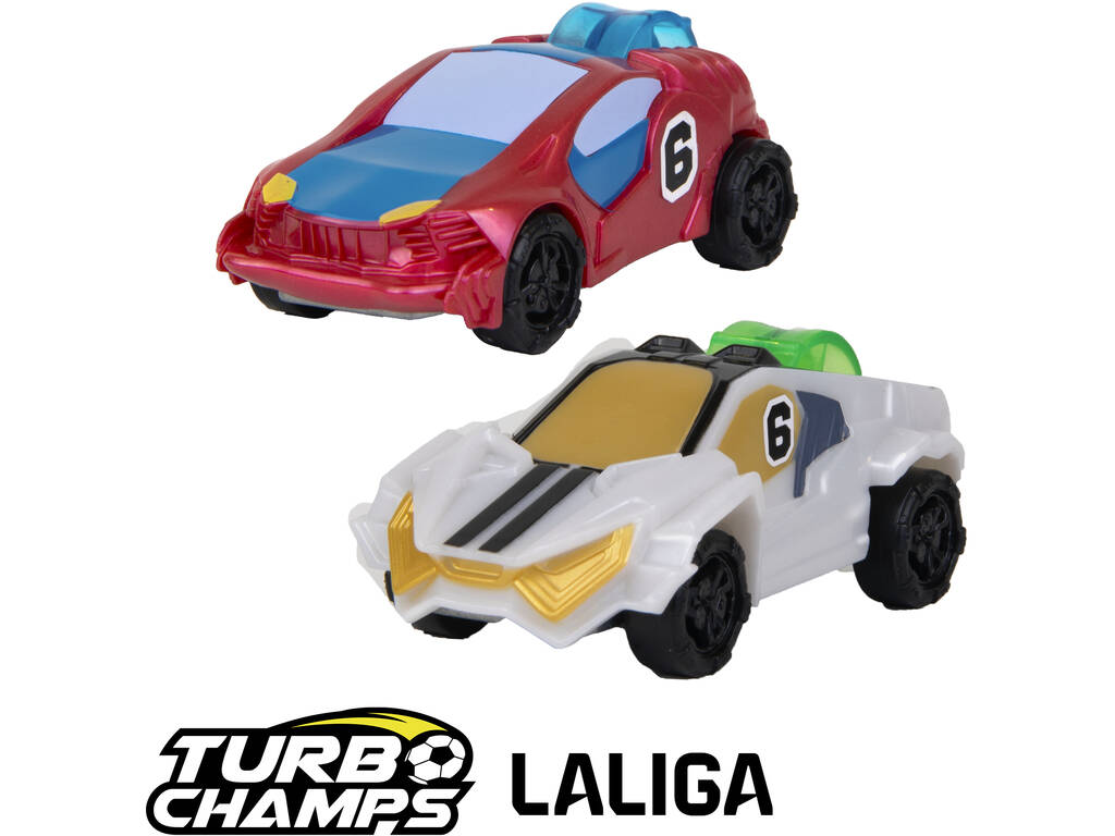 Turbo Champs La Liga Pack 2 Vehículos con Porterías IMC Toys 927353