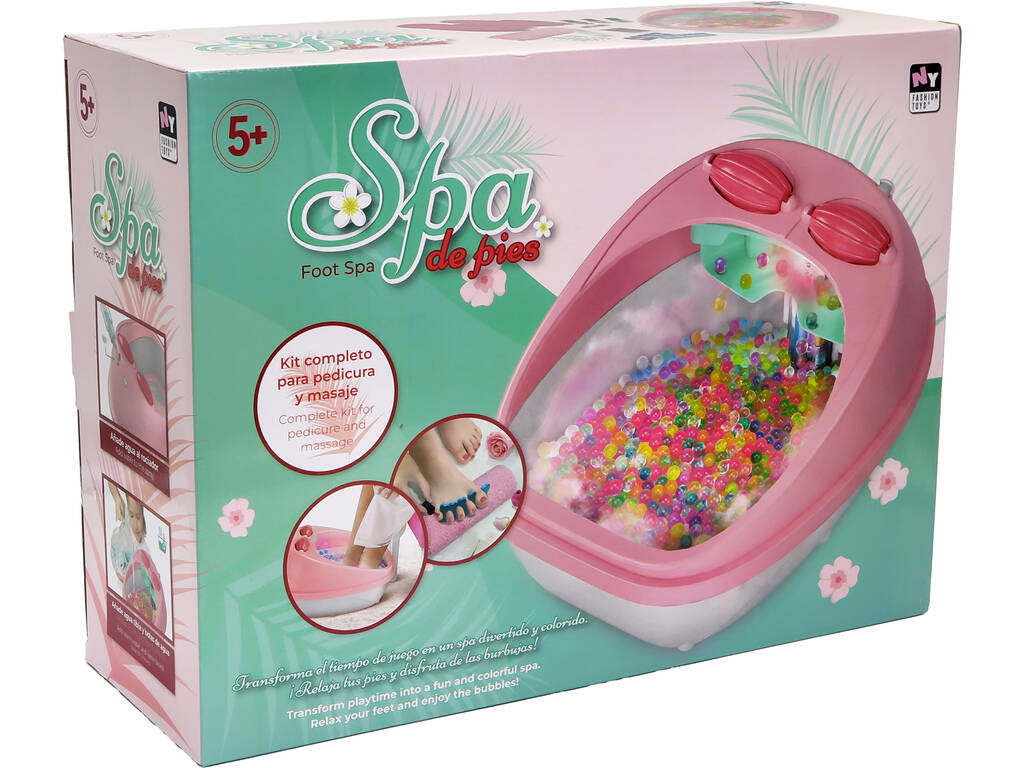 Spa de Pies con Bombitas de Agua y Accesorios