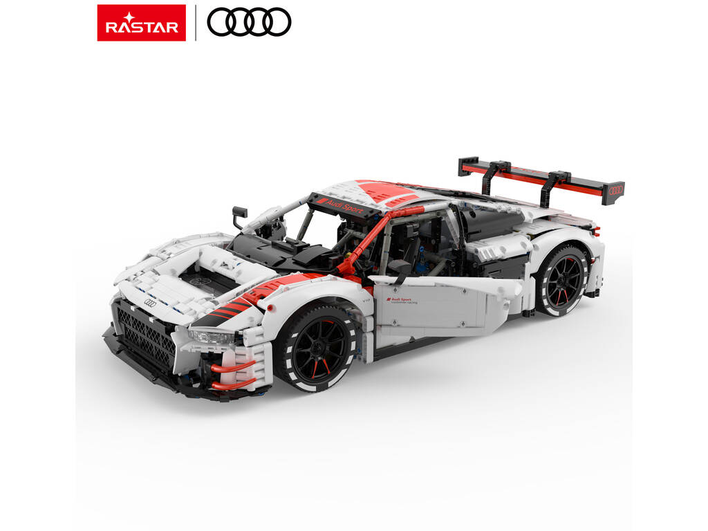 Audi R8 LMS GT3 Blanco Radio Control 1:8 Construible de 3322 Piezas