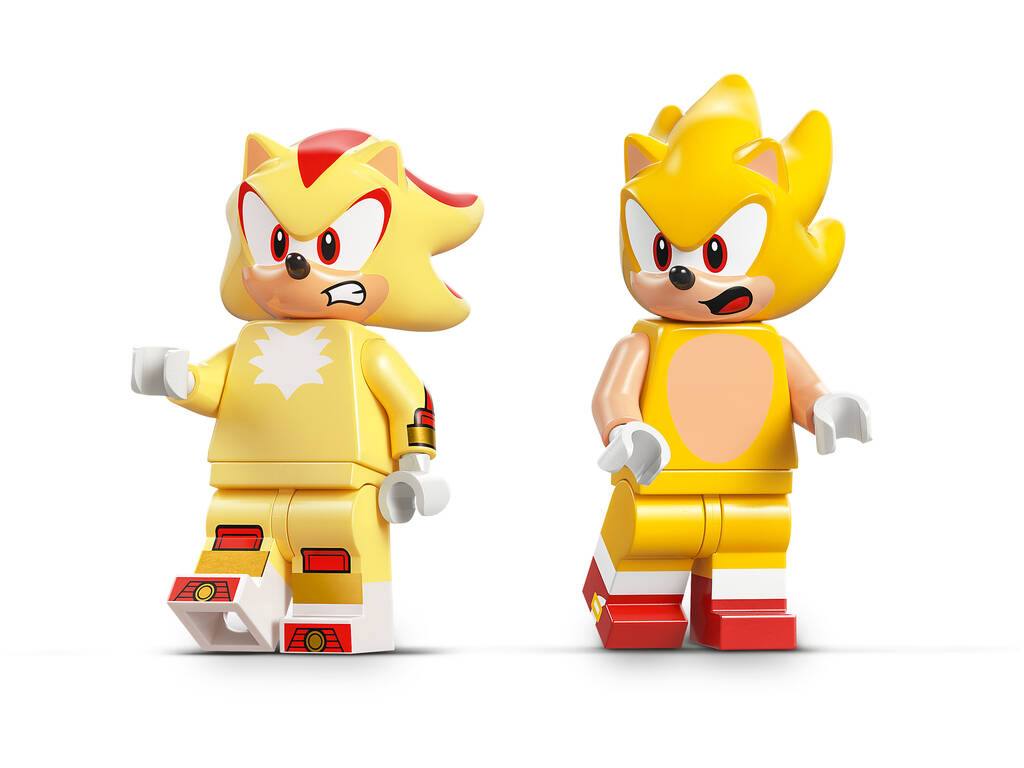 Lego Sonic Super Shadow vs. Biolizard