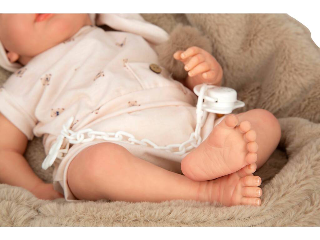 Muñeca Bebé Reborn Lidia de 40 cm con Cuna