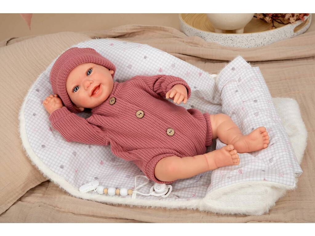 Poupée Reborn Angelica de 45 cm avec couverture