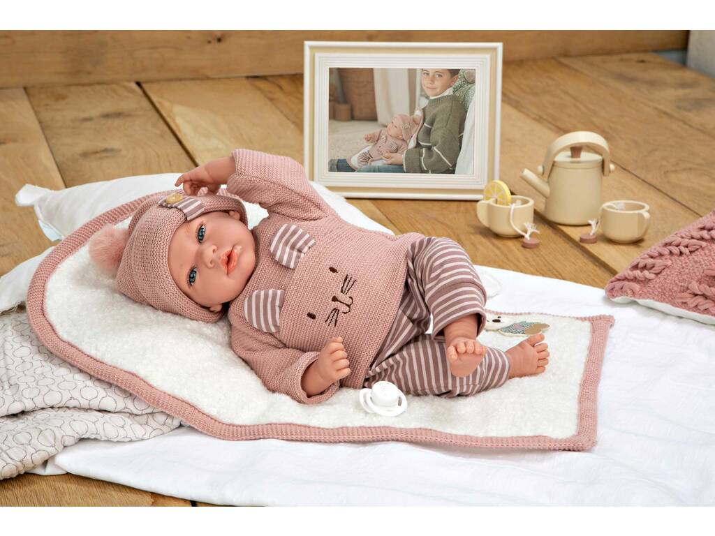 Muñeca Elegance Andie Con Manta 40 Cm