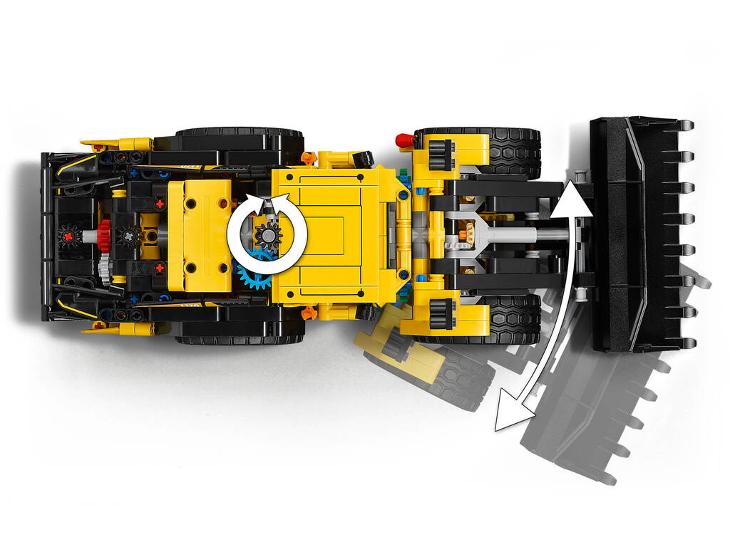 Lego Technic Chargeur sur pneus Volvo L120 Electric