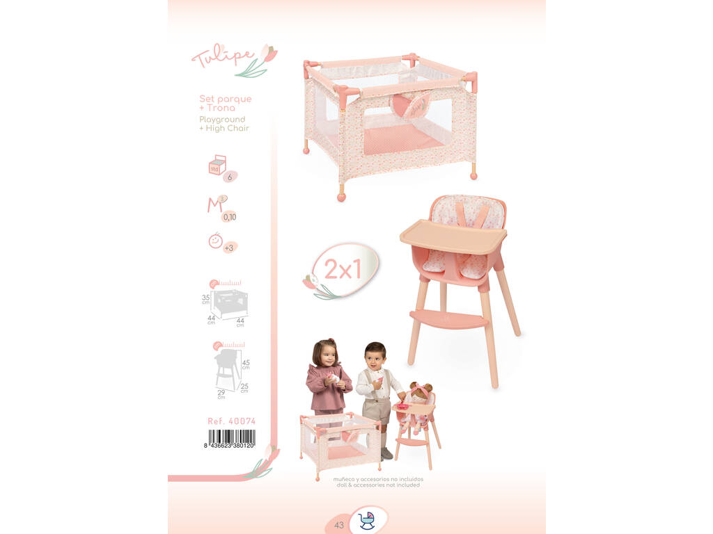 Pack 2x1 Trona y Parque Tulipe