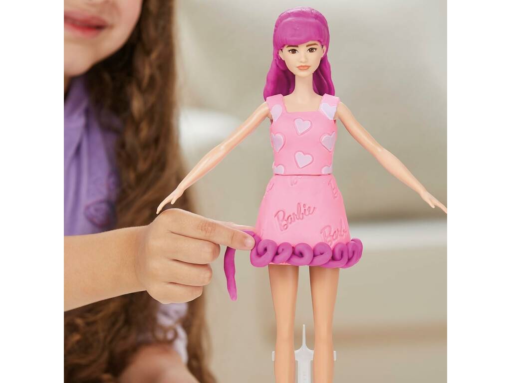 Playdoh Barbie Coeurs et Cheveux