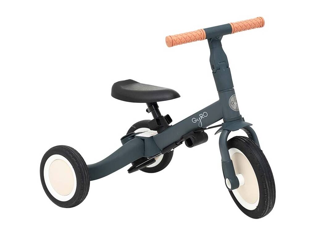 Tricycle multifonction Gyro 5 en 1 Couleur Gris