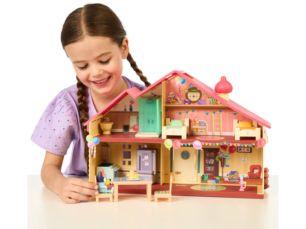 Bluey Set Casa de Celebraciones con Bluey y Accesorios