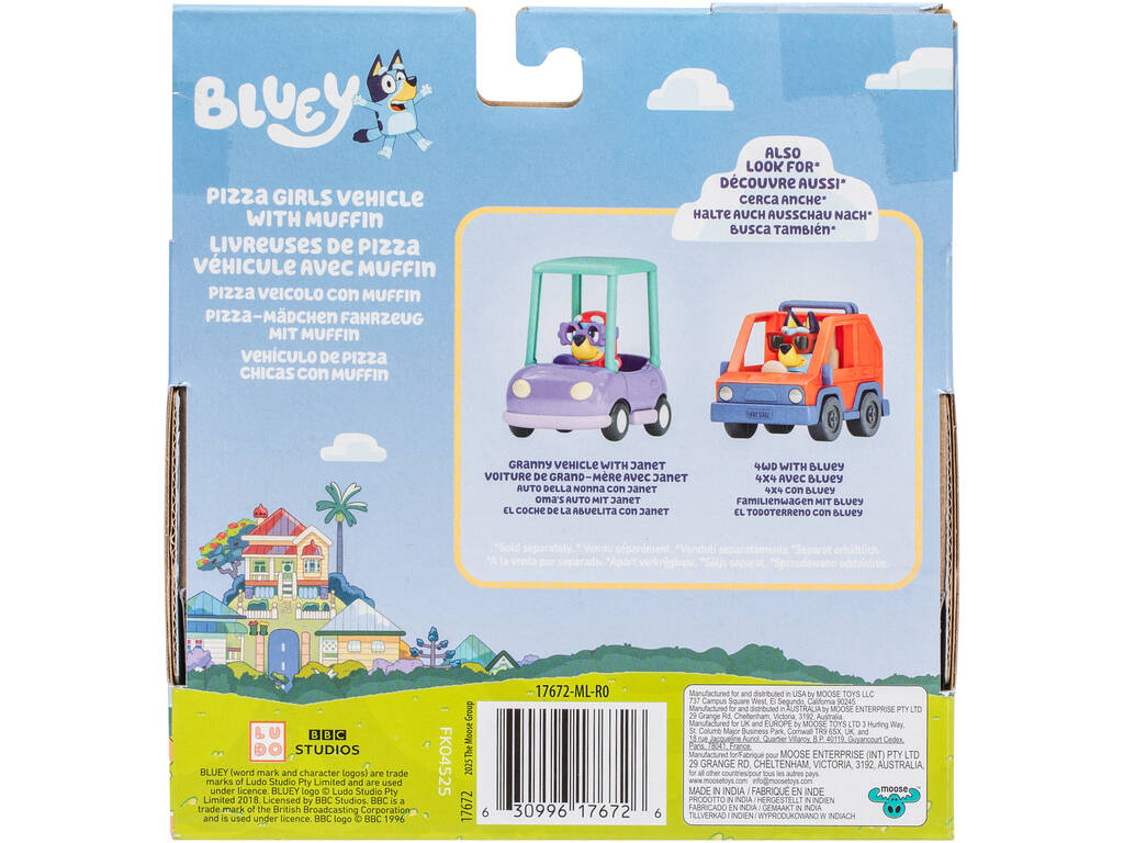 Bluey Set Véhicule avec figurine
