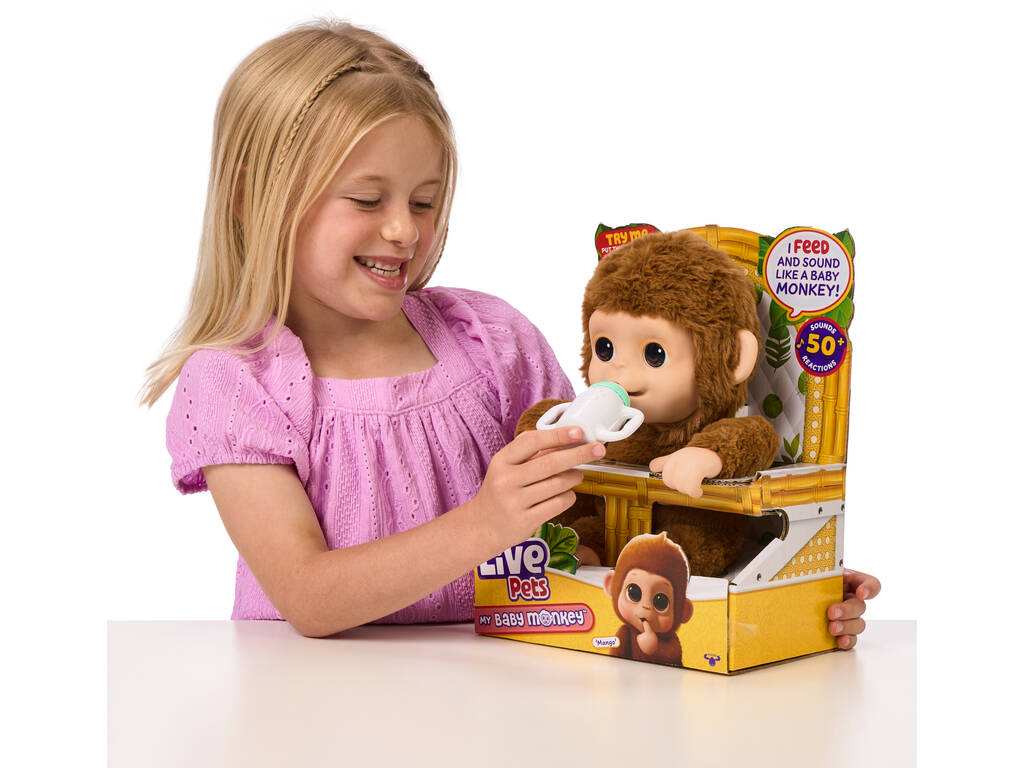 Little Live Pets Mascota Interactiva My Baby Monkey Mango