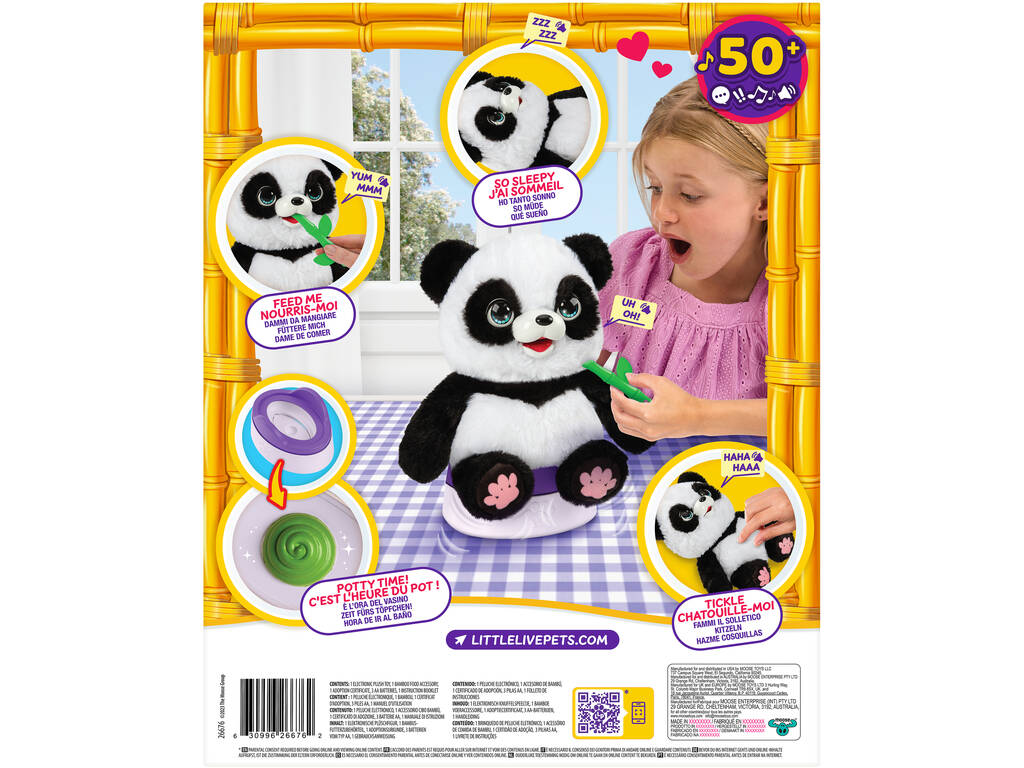 Little Live Pets Mascota Interactiva My Baby Panda ChuChu