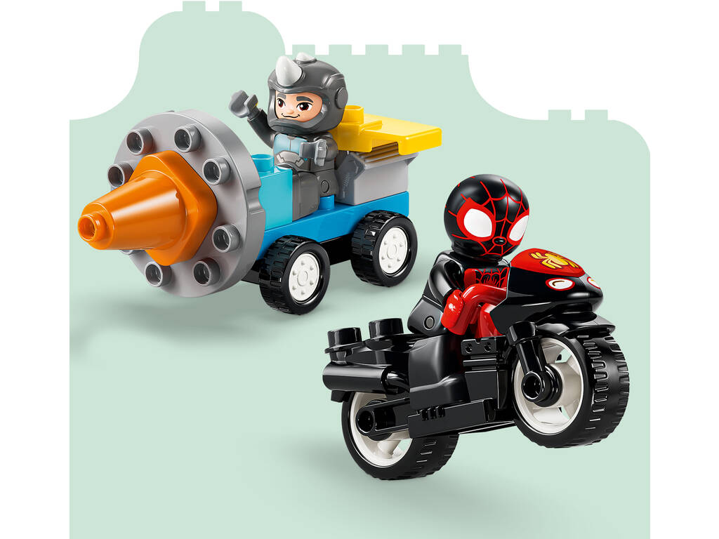 Lego Duplo Marvel Aracnocuartel de Spidey y Su Superequipo