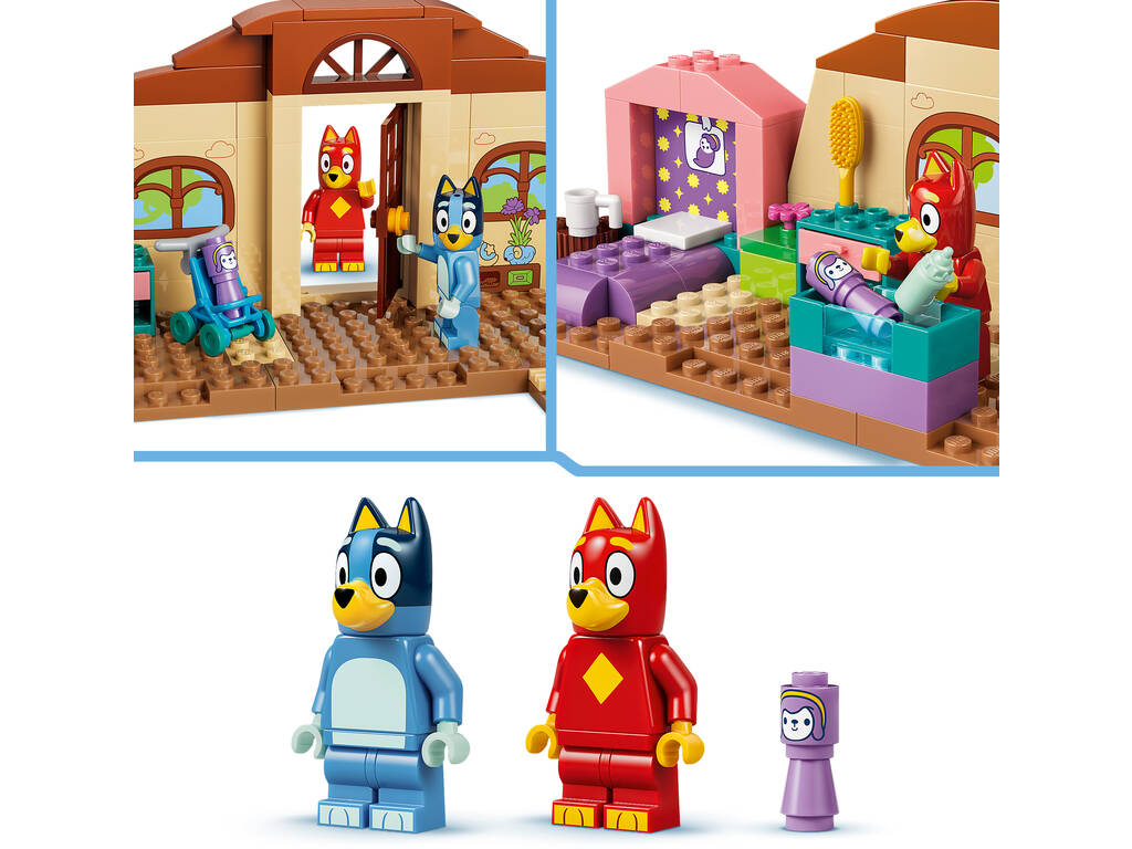 Lego Bluey Escuela con Rusty y Bluey
