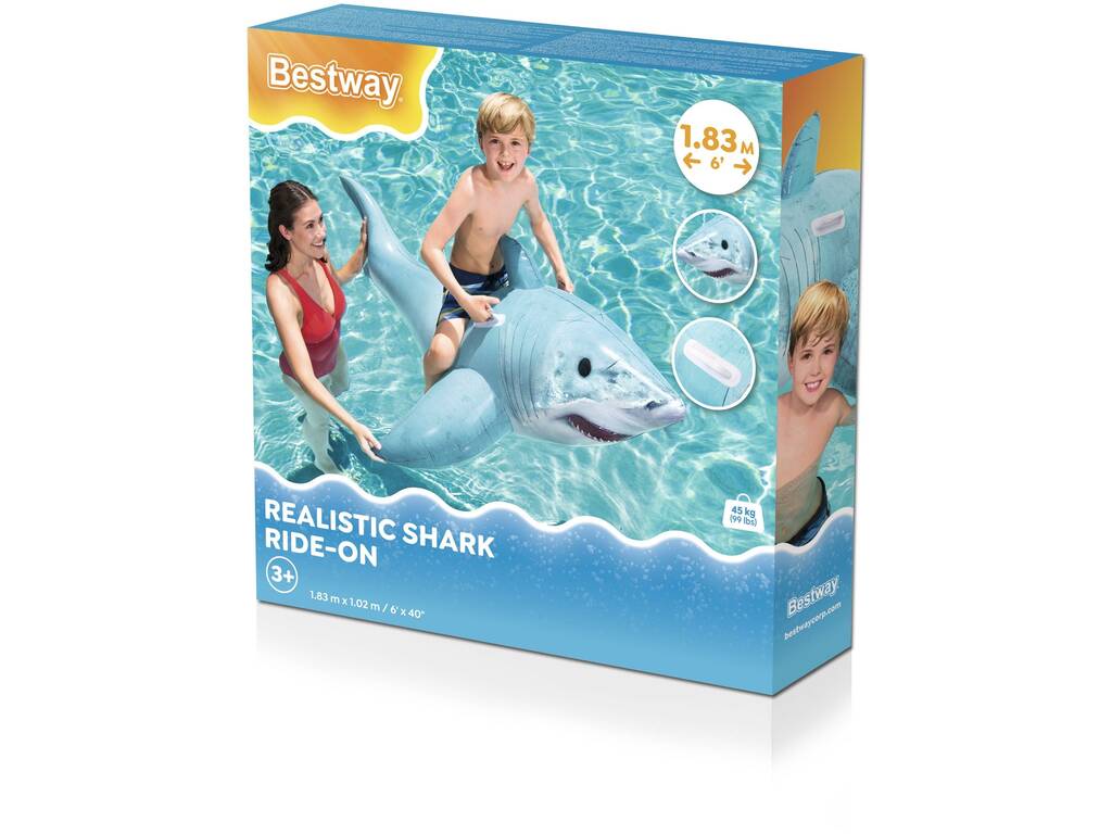Requin gonflable 183 x 102 cm Bestway 41405