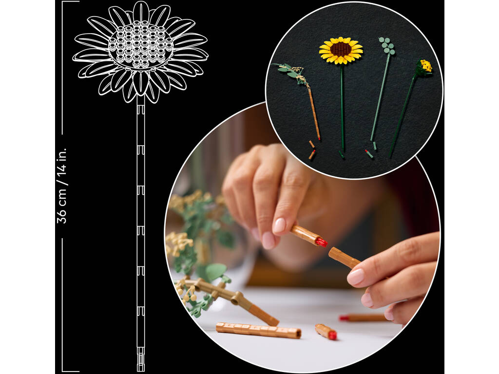 Lego Botanical Girasoles
