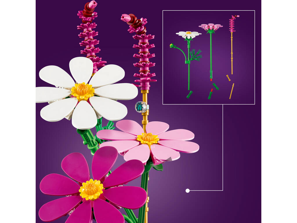 Lego Botanical Flores de Cosmos