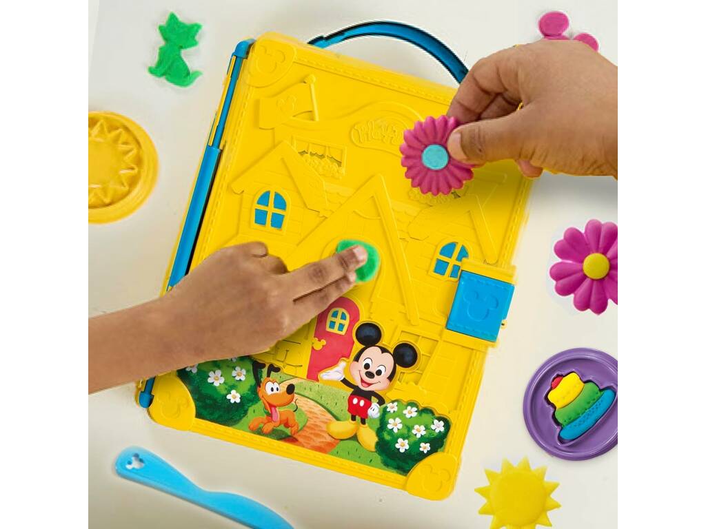 Play-Doh Disney Jr. Mickey Mouse Clubhouse un coffret pour créer une histoire avec de la pâte à modeler et des accessoires
