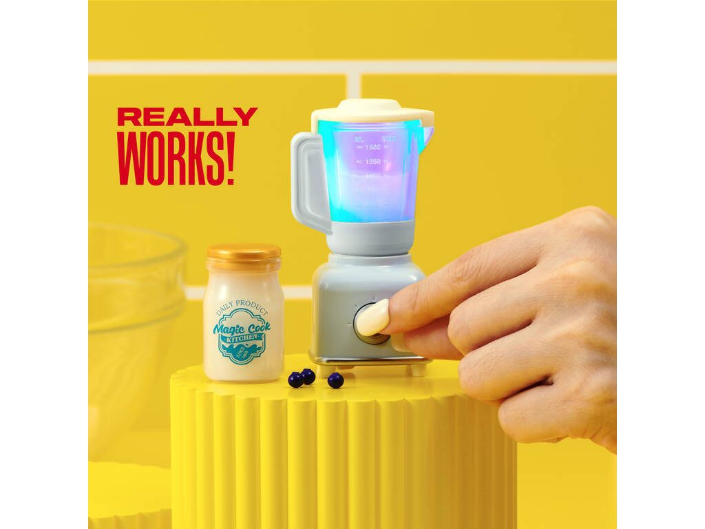  Zuru Mini Brands Really Works Magic Cook Aparelho de cozinha com acessórios Série 1 