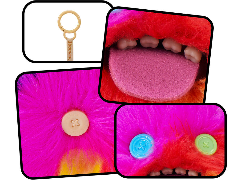 Zuru Fuggler Portachiavi di peluche da 12 cm
