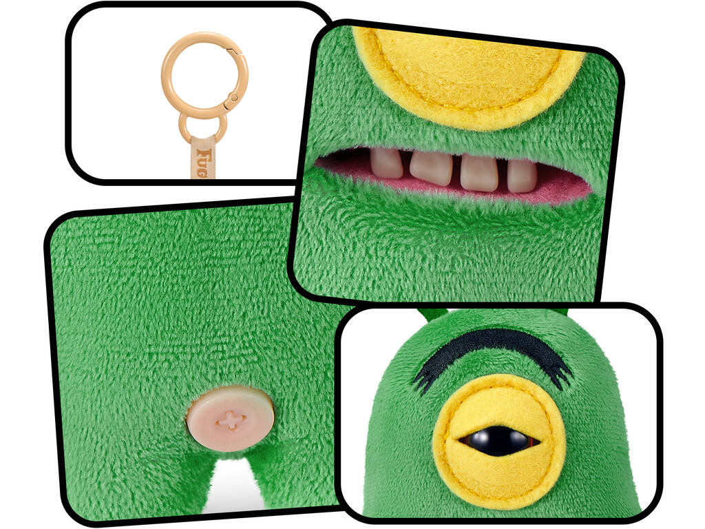 Zuru Fuggler Bob Éponge Porte-clés en peluche Personnage de 12 cm