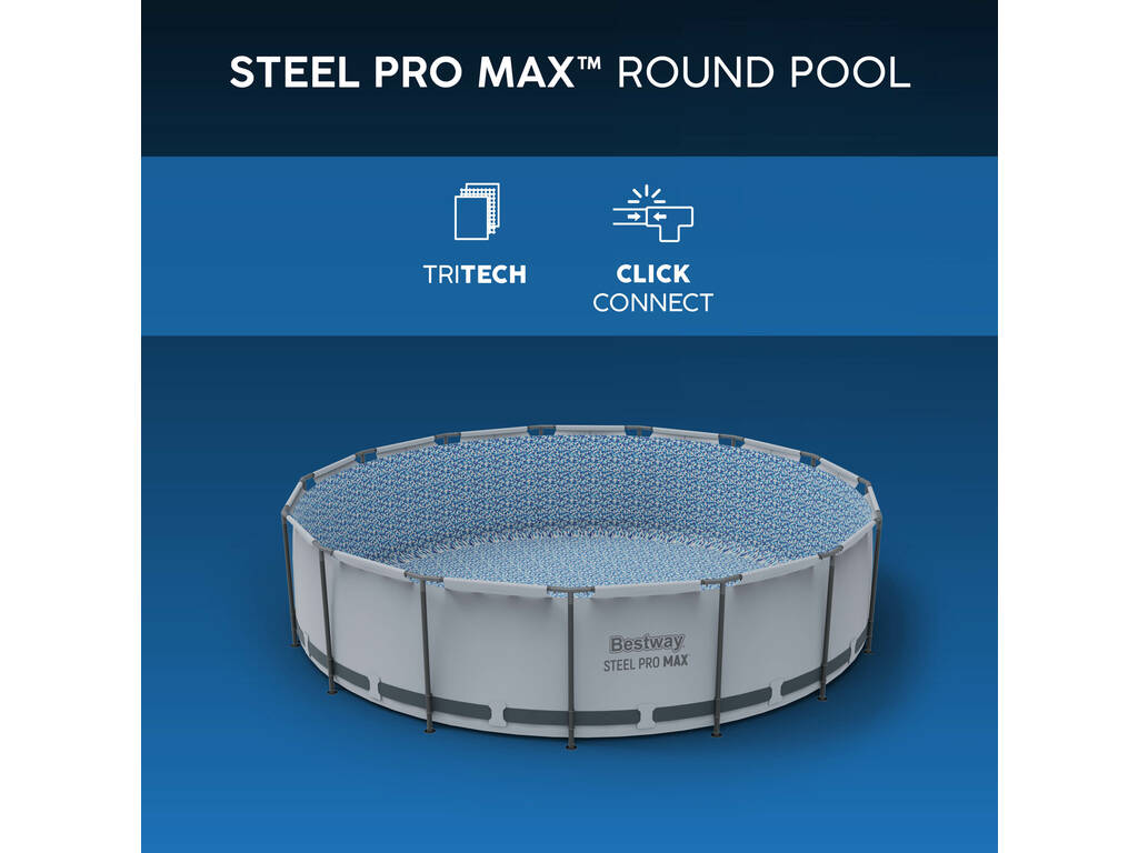 Piscina Desmontável Steel Pro Max 549x122 Cm. Bestway 56462